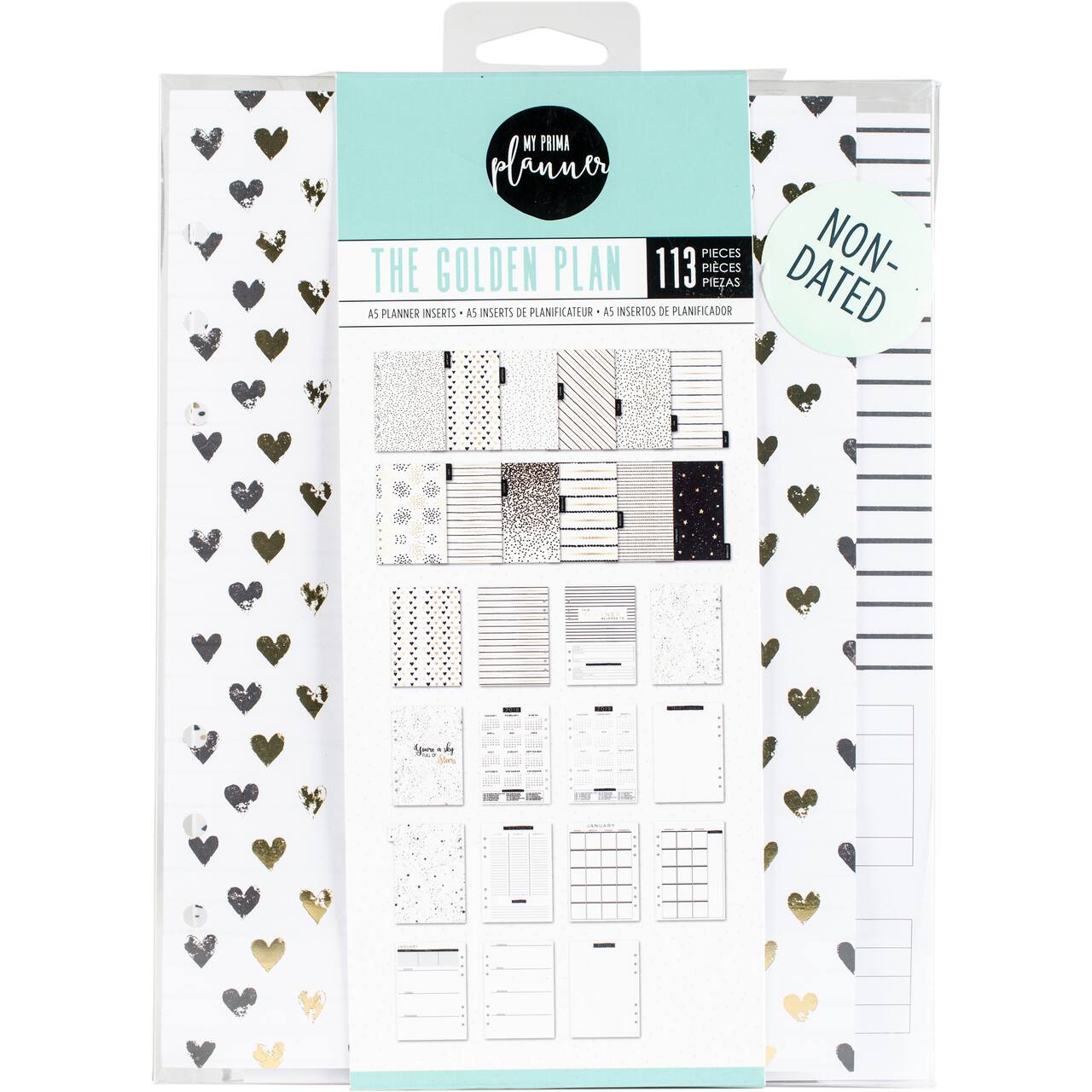 My Prima Golden Plan A5 Planner Inserts | Michaels My prima golden plan a5 planner inserts | michaels